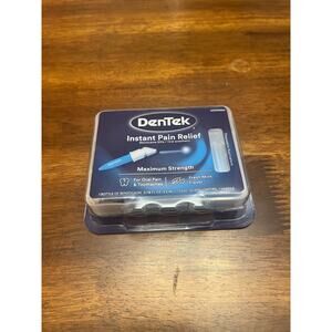 DenTek Instant Oral Pain Relief Maximum Strength Kit for Toothaches 50 Count NIB